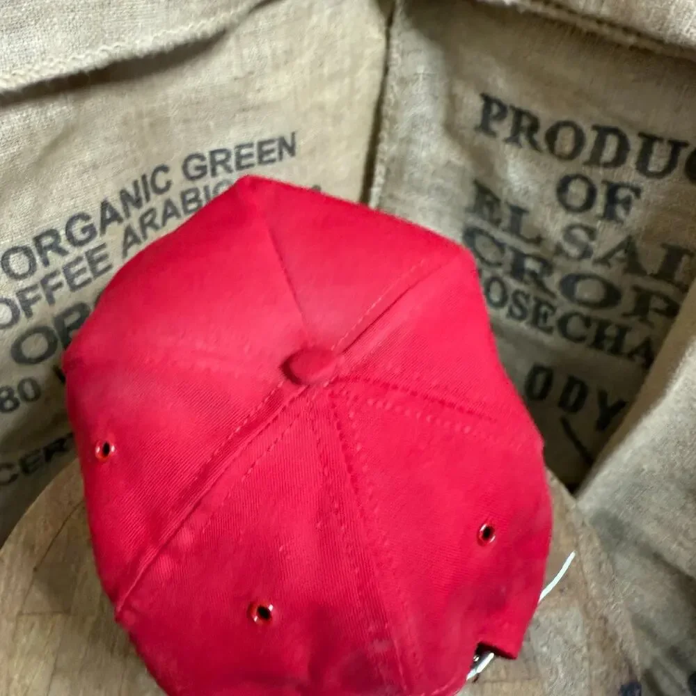 Vintage 80s Back to Basics Brewing Fort Collins Red Snapback Trucker Hat Cap USA - Picture 4 of 6